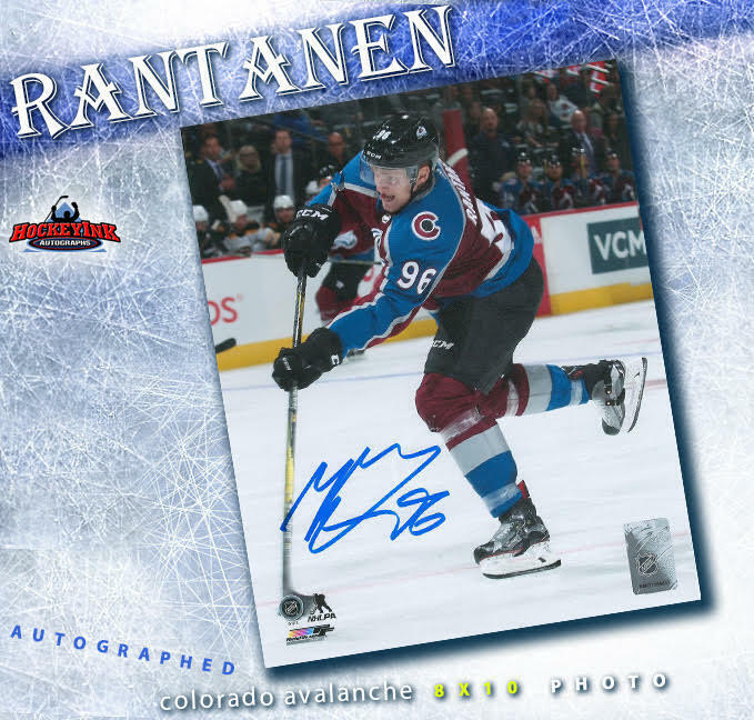 MIKKO RANTANEN Colorado Avalanche Signed 8x10 Photo - 70371