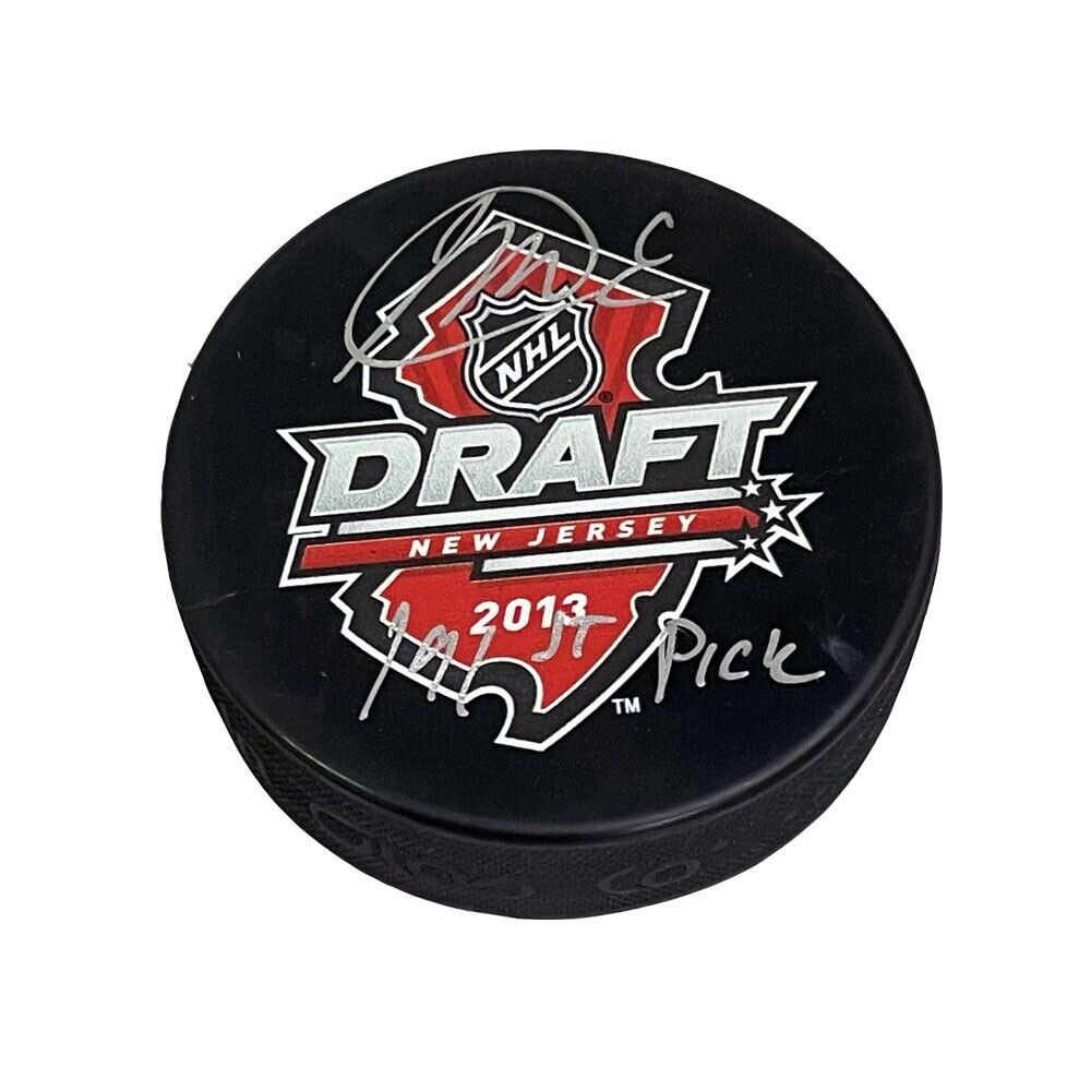 DOMINIK KUBALIK Signed 2013 NHL Draft Puck - "191st Pick" Inscription