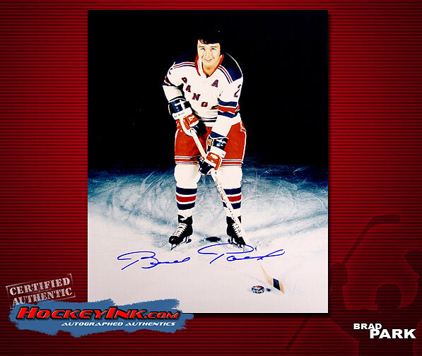 Brad Park SIGNED Rangers 8X10 Photo -70033