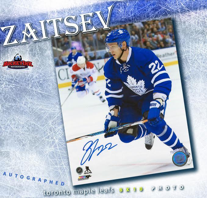 Nikita Zaitsev Autographed Toronto Maple Leafs 8 x 10 Photo – 70111