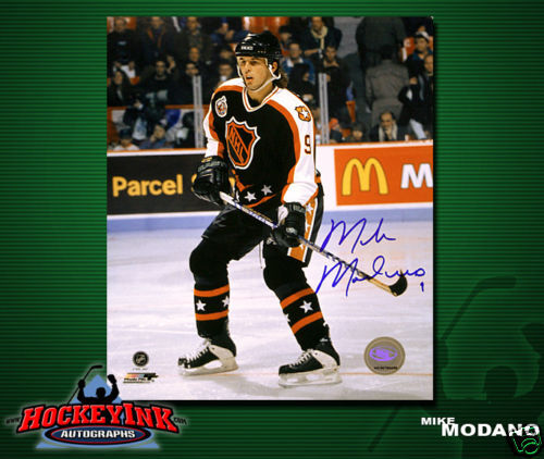 MIKE MODANO Signed 1992 NHL All Star 8 X 10 -70039