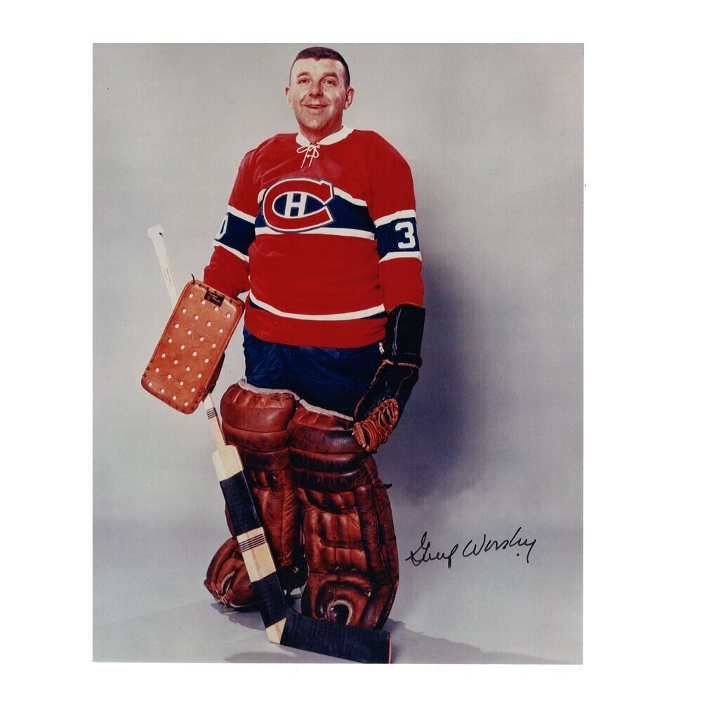 GUMP WORSLEY Signed Montreal Canadiens 8 x 10 Photo - 70659