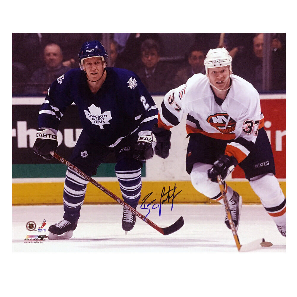 BRIAN LEETCH Signed Toronto Maple Leafs 16 X 20 Photo - 79094
