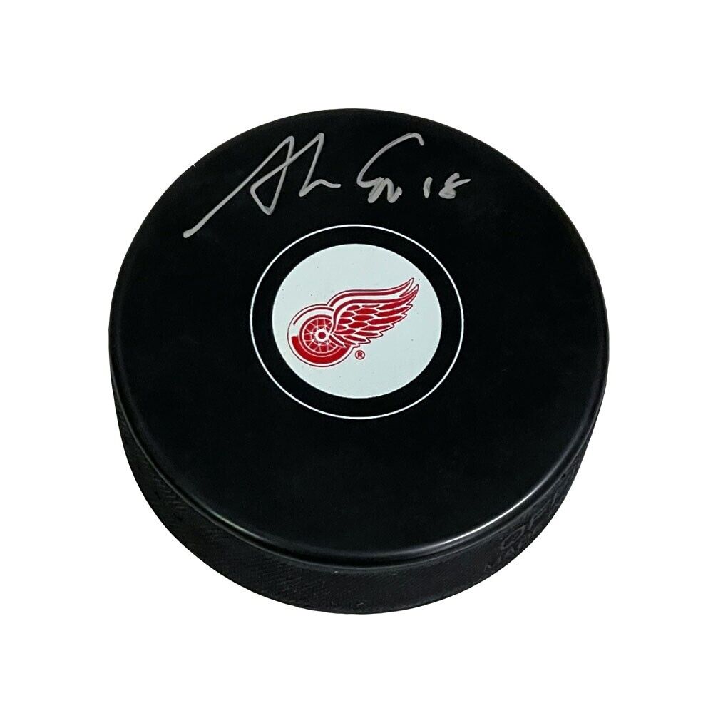 ANDREW COPP Signed Detroit Red Wings Puck