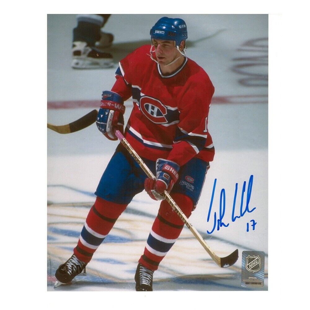 JOHN LECLAIR Signed Montreal Canadiens 8 x 10 Photo - 70066