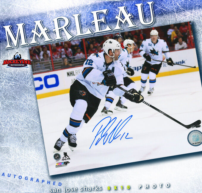 PATRICK MARLEAU Signed San Jose Sharks 8 x 10 Photo - 70083