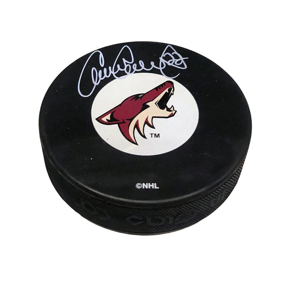 CLAUDE LEMIEUX Signed Phoenix Coyotes Puck