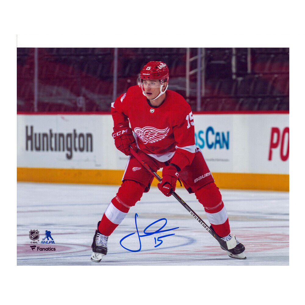 JAKUB VRANA Autographed Detroit Red Wings 8 x 10 Photo - 70169