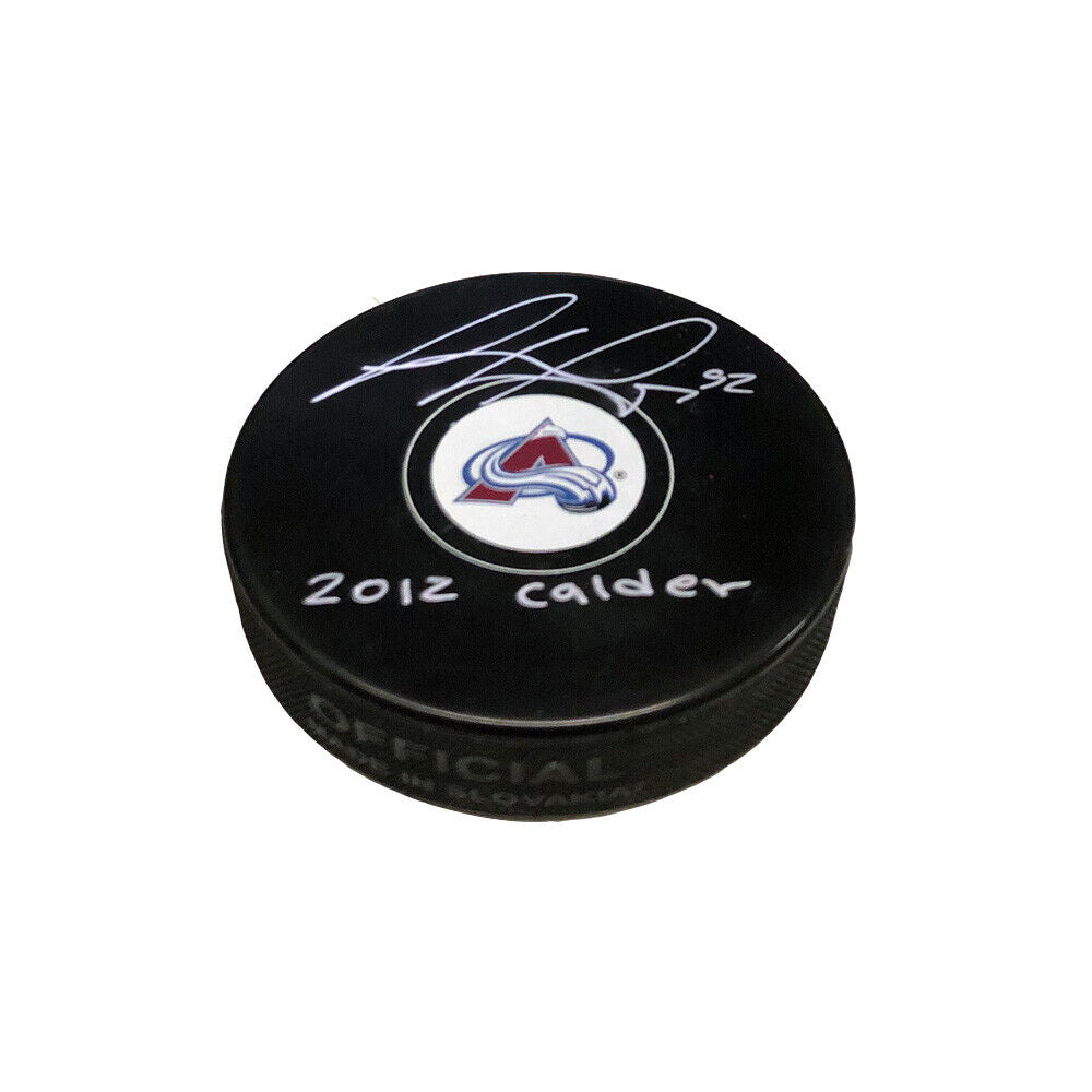 GABRIEL LANDESKOG Signed Colorado Avalanche Puck - 2012 Calder