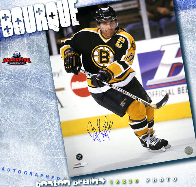 RAY BOURQUE SIGNED Boston Bruins 16X20 Photo