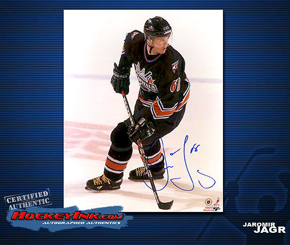 Jaromir Jagr SIGNED Washington Capitals 8 x 10 Photo - 70181
