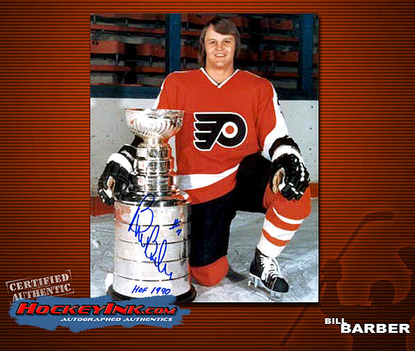 Bill Barber SIGNED Flyers 8X10 Photo -70132
