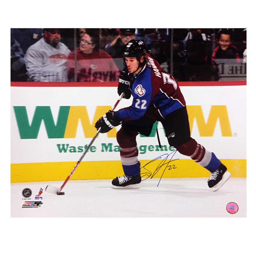 SCOTT HANNAN Signed Colorado Avalanche 16 X 20 Photo - 79076