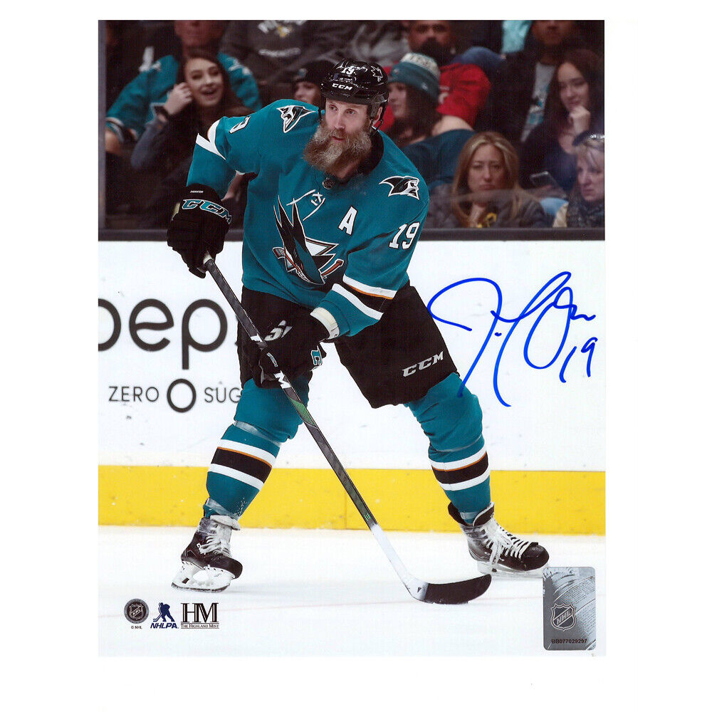JOE THORNTON Signed San Jose Sharks 8 X 10 Photo - 70377