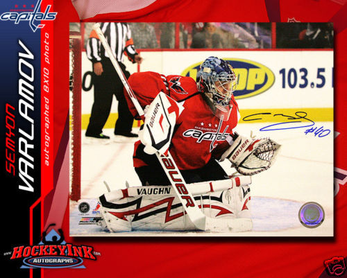 SEMYON VARLAMOV SIGNED Capitals 8X10 70276