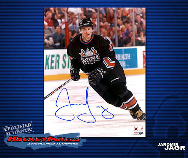 Jaromir Jagr SIGNED Washington Capitals 8 x 10 Photo - 70151