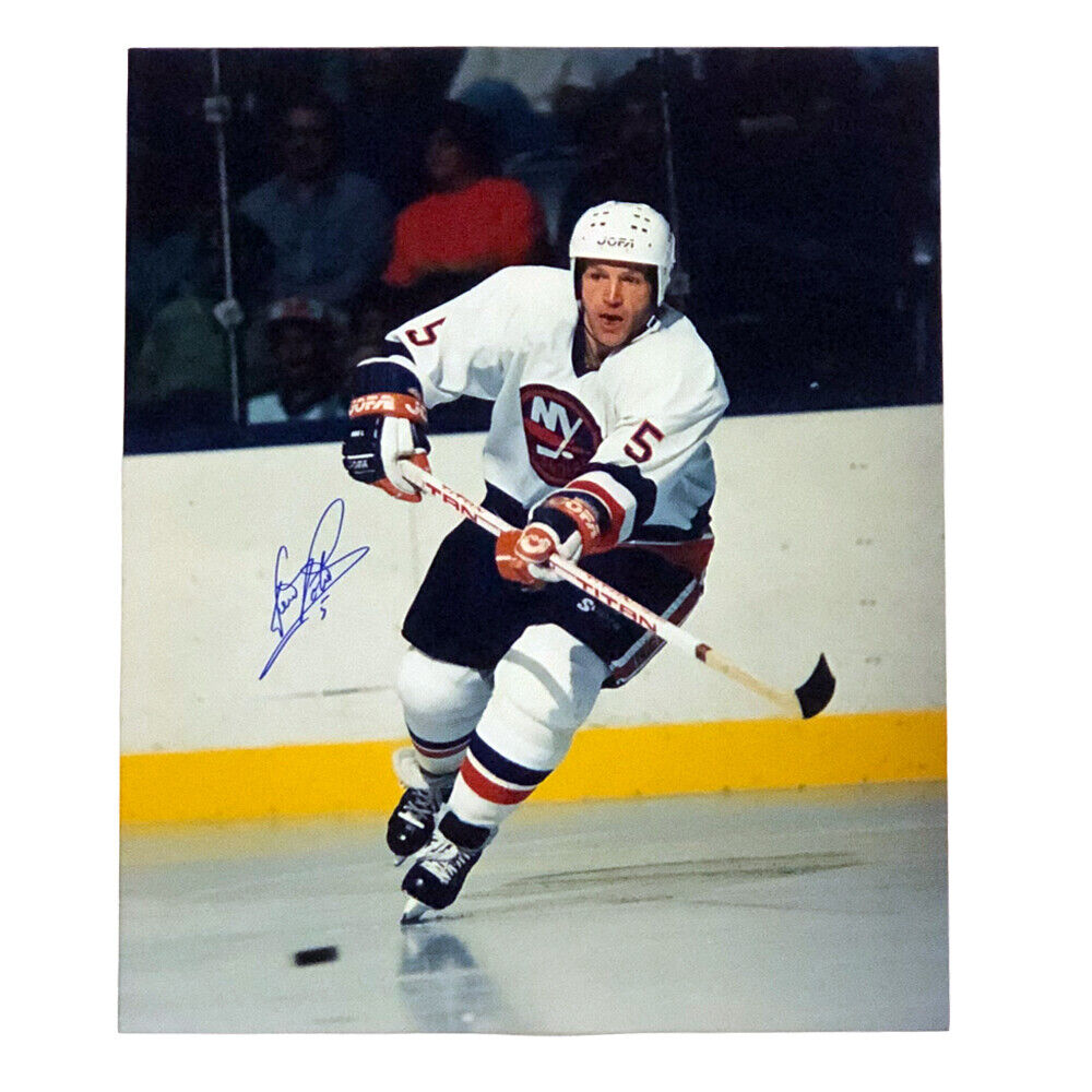 DENIS POTVIN Signed New York Islanders 16 X 20 Photo - 79191