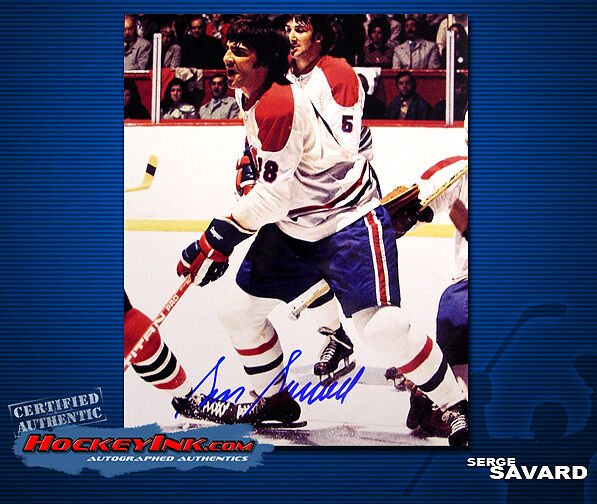 Serge Savard SIGNED Montreal Canadiens 8 x 10 Photo - 70026