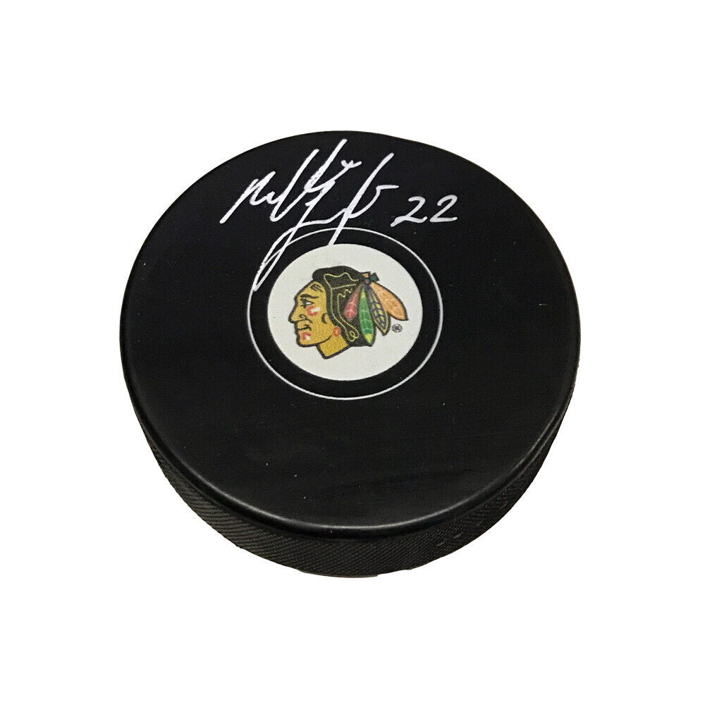 MARTIN LAPOINTE Signed Chicago Blackhawks Puck