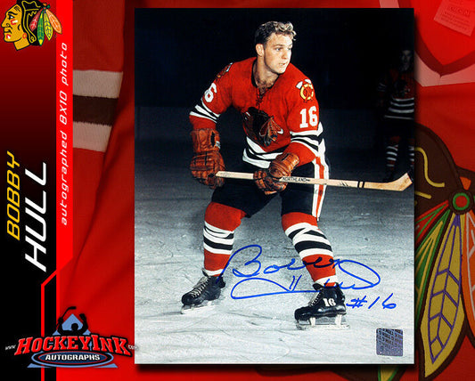 Bobby Hull SIGNED Chicago Blackhawks 8 x 10 Photo - 70238