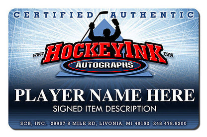GUY LAPOINTE Signed & Inscribed Montreal Canadiens Puck