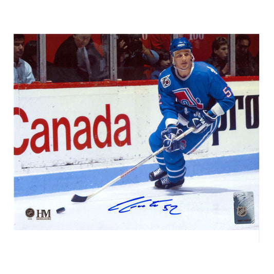ADAM FOOTE signed Quebec Nordiques 8x10 Photo – 70495