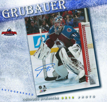PHILIPP GRUBAUER Colorado Avalanche Signed 8x10 Photo - 70288