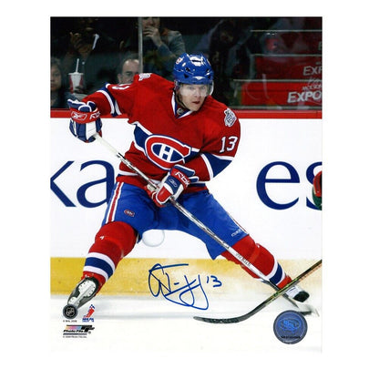 ALEX TANGUAY Signed Montreal Canadiens 8 x 10 Photo - 70572