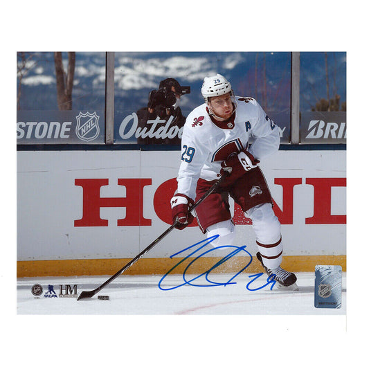NATHAN MACKINNON Colorado Avalanche Outdoor 2021 8 X 10 Photo - 70017