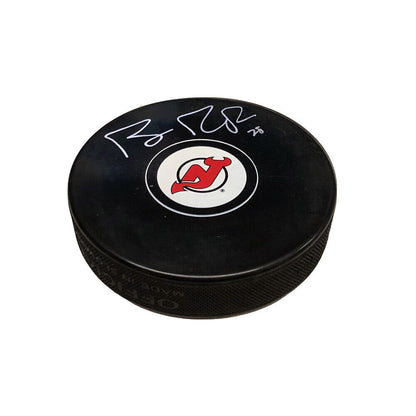 BRIAN RAFALSKI Signed New Jersey Devils Puck