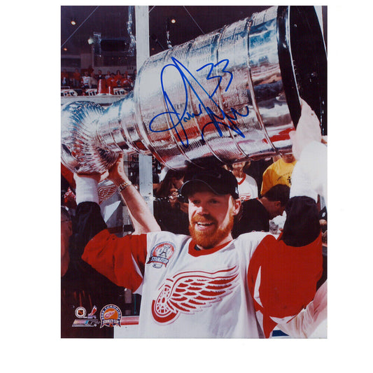 KRIS DRAPER signed Detroit Red Wings 8x10 Photo - 70400