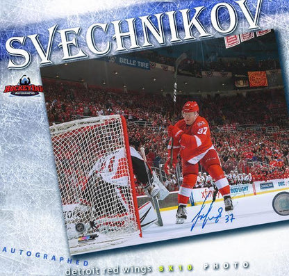 Evgeny Svechnikov Autographed Detroit Red Wings 8 x 10 Photo – 70492