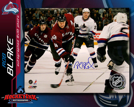 Rob Blake SIGNED Avalanche 8X10 Photo -70263