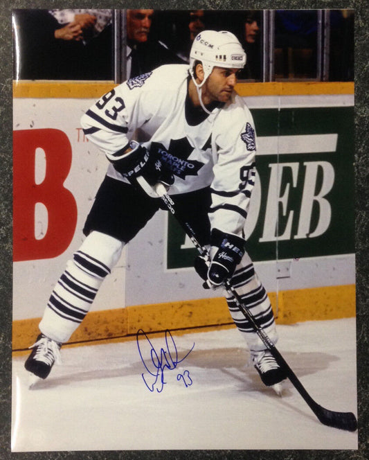 Doug Gilmour SIGNED Toronto Maple Leafs 11X14 Photo