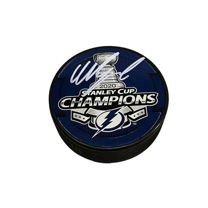 NIKITA KUCHEROV Autographed 2020 Stanley Cup Champions Puck - Tampa Lightning
