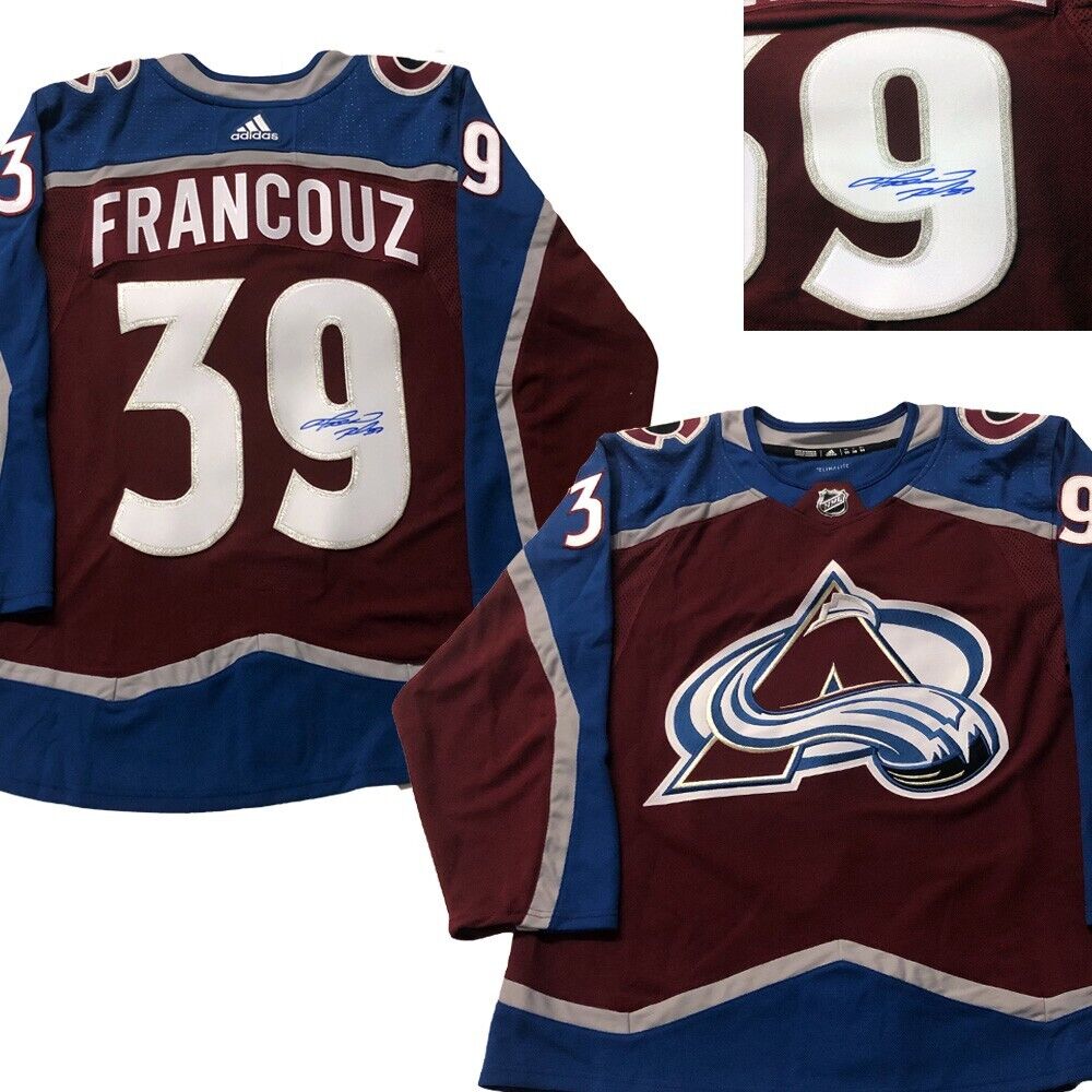 Pavel Francouz Signed Colorado Avalanche Burgundy Adidas PRO Jersey
