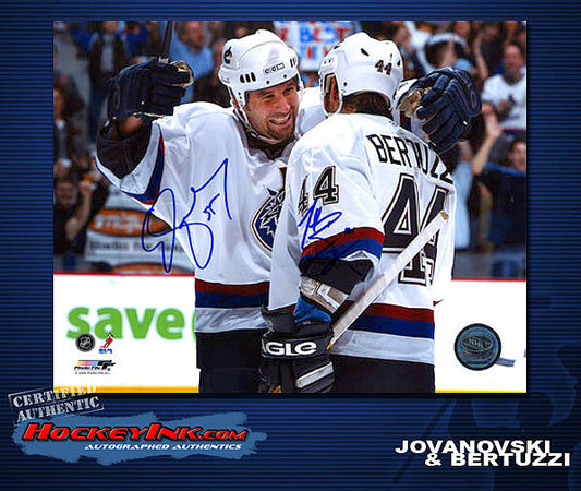 Ed Jovanovski & Todd Bertuzzi SIGNED 8X10 Photo -70286