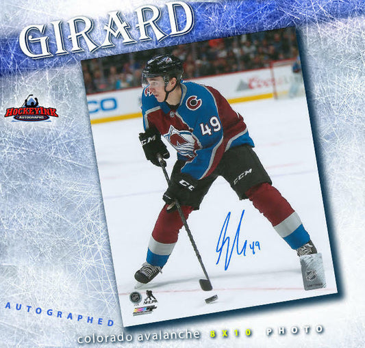 SAM GIRARD Colorado Avalanche Signed 8x10 Photo - 70176