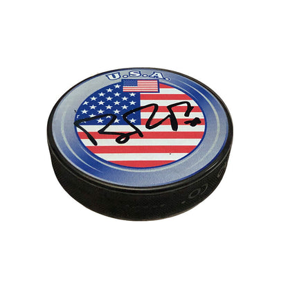 BRIAN RAFALSKI Signed Team USA Puck