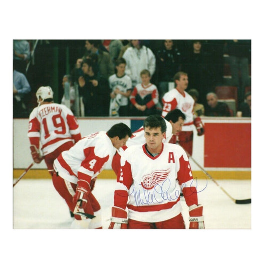 MIKE O'CONNELL Signed Detroit Red Wings 8 x 10 Photo - 70543