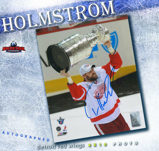 TOMAS HOLMSTROM Autographed Detroit Red Wings 8x10 Photo - 70257