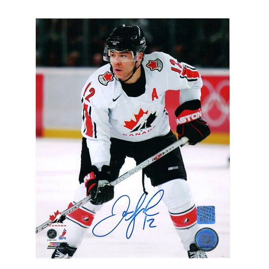JAROME IGINLA Signed Team Canada 8 x 10 Photo (Smudged) - 70591