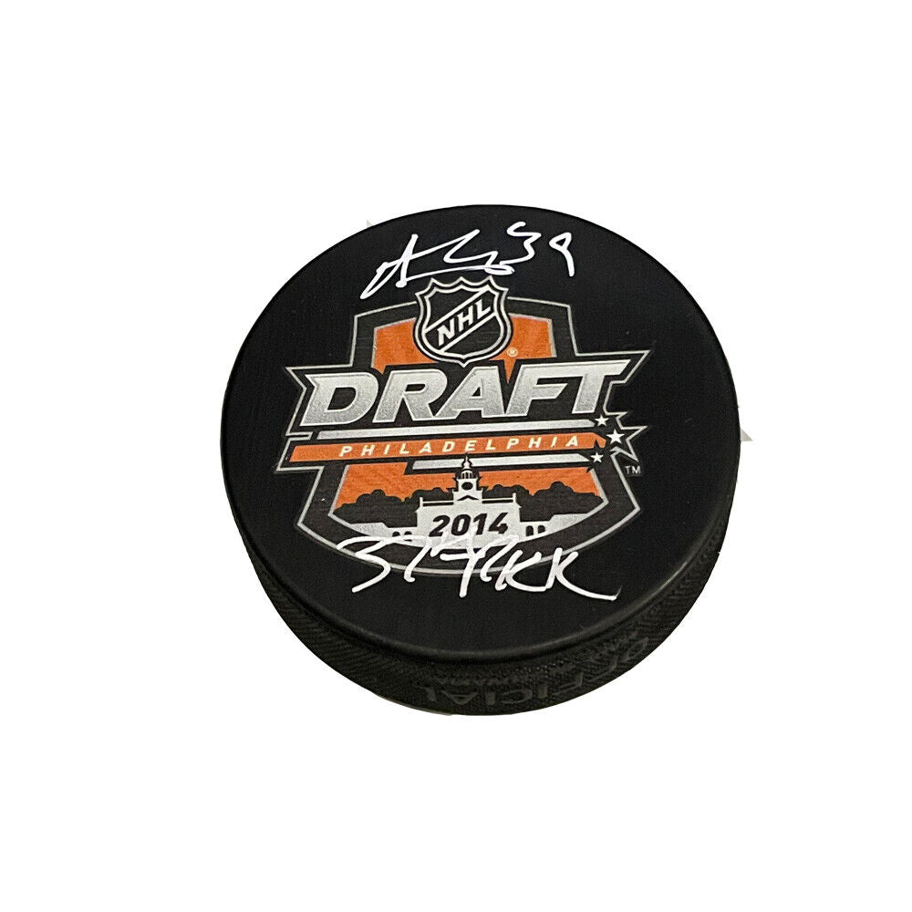 ALEX NEDELJKOVIC Signed 2014 NHL Draft Puck - 37th Pick