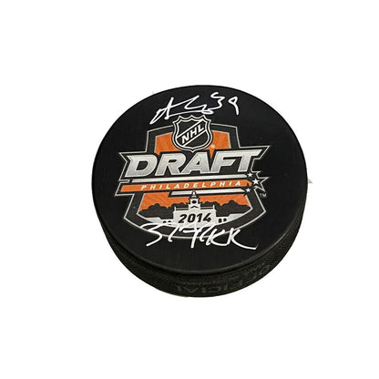 ALEX NEDELJKOVIC Signed 2014 NHL Draft Puck - 37th Pick