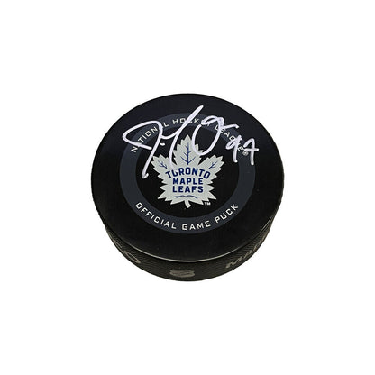 JOE THORNTON Signed Toronto Maple Leafs Official Game Puck
