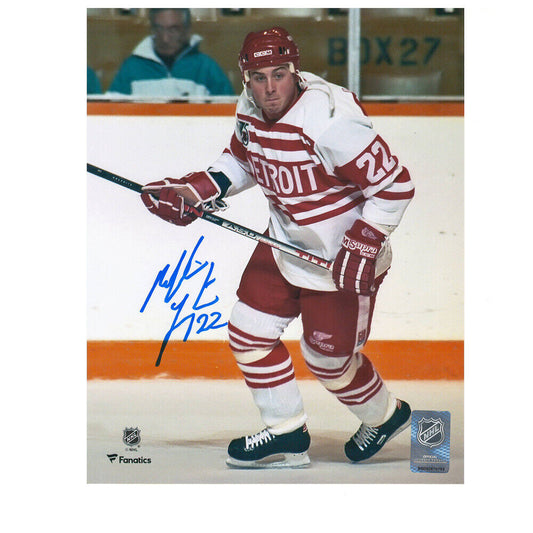 MARTIN LAPOINTE signed Detroit Red Wings 8x10 Photo - 70318