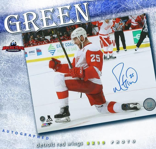 MIKE GREEN Autographed Detroit Red Wings 8x10 Photo - 70018