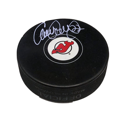 CLAUDE LEMIEUX Signed New Jersey Devils Puck