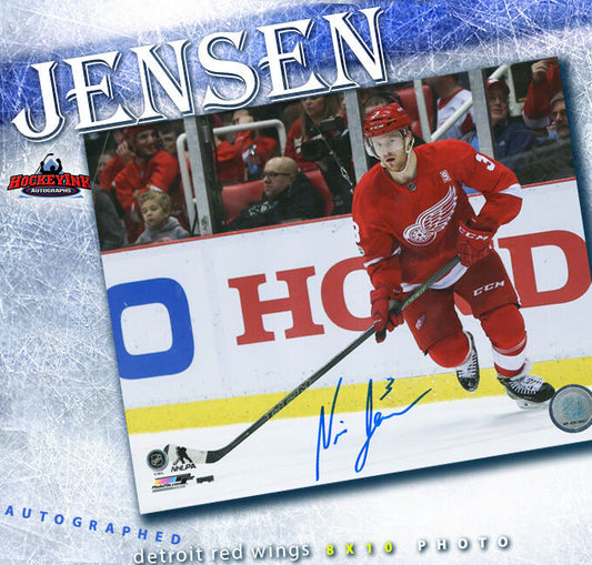 Nick Jensen Autographed Detroit Red Wings 8 x 10 Photo - 70448