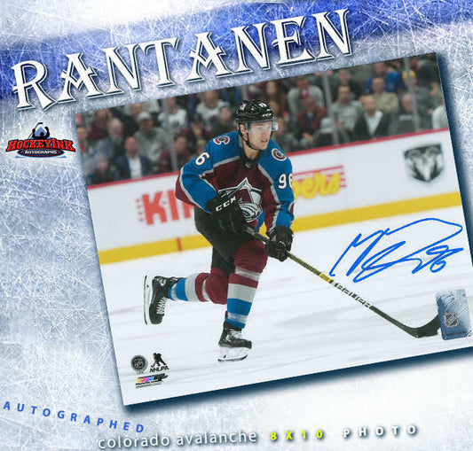 MIKKO RANTANEN Colorado Avalanche Signed 8x10 Photo - 70454